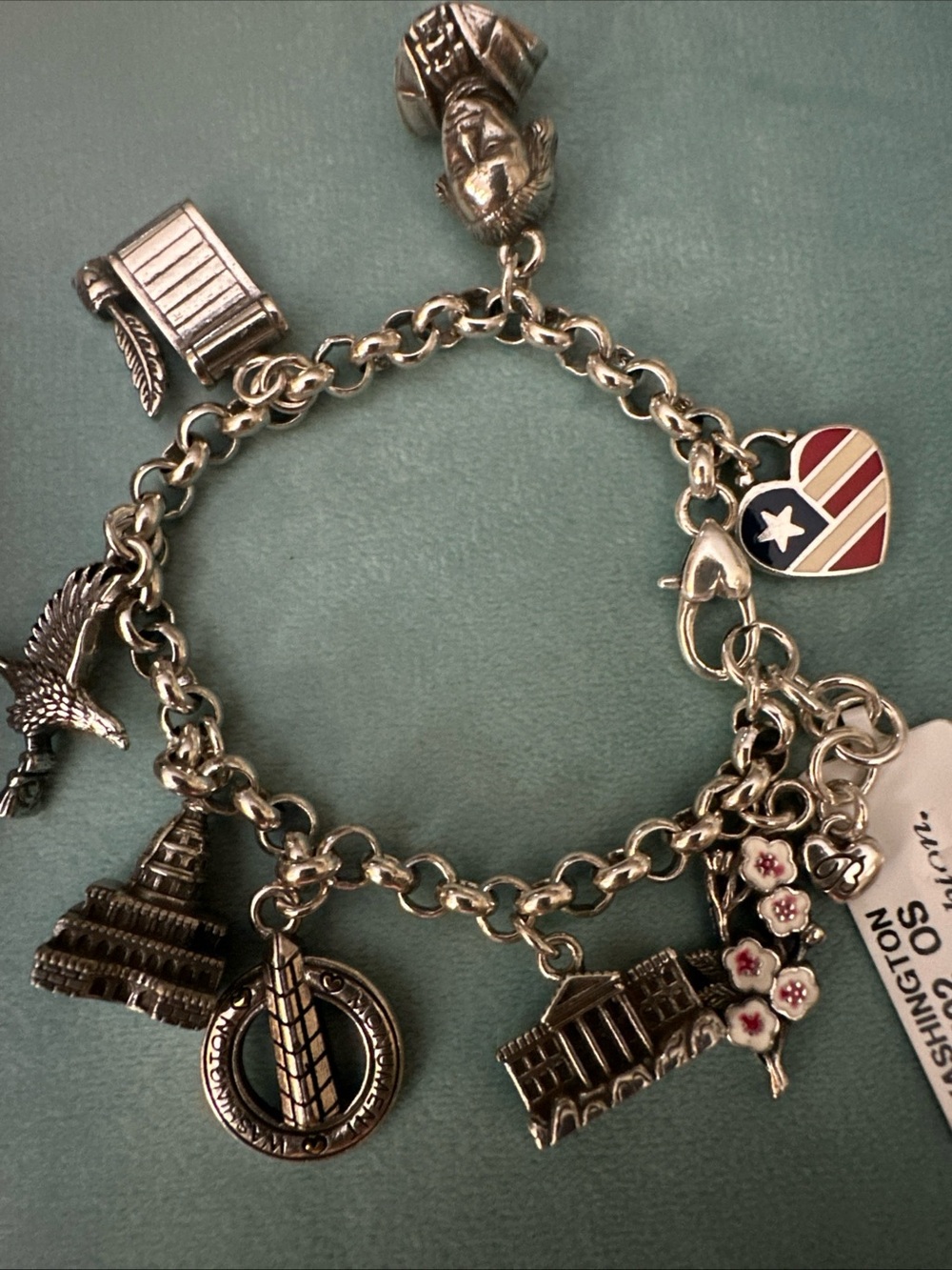 Brighton Washington DC Charm Bracelet,New